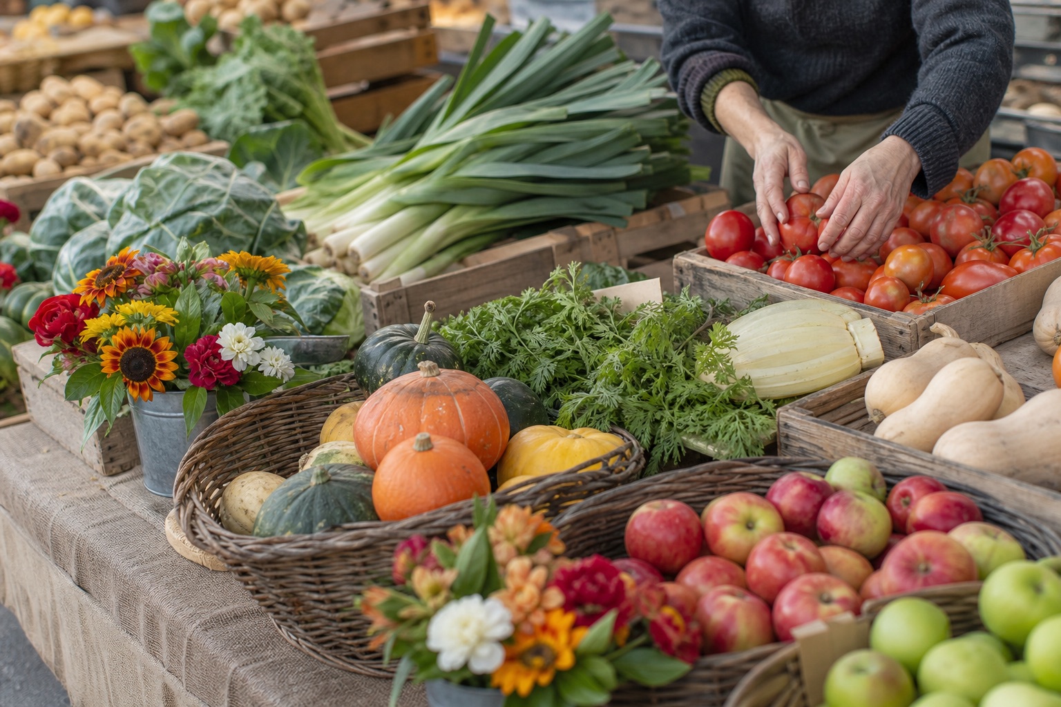 Marchés et producteurs du Gros-de-Vaux